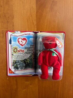 Vintage TY International Bears II Osito • 1999 • Sealed Packaging • NWOT